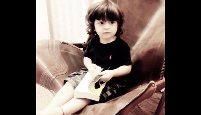 Have you seen AbRam pouting with Karan Johar?