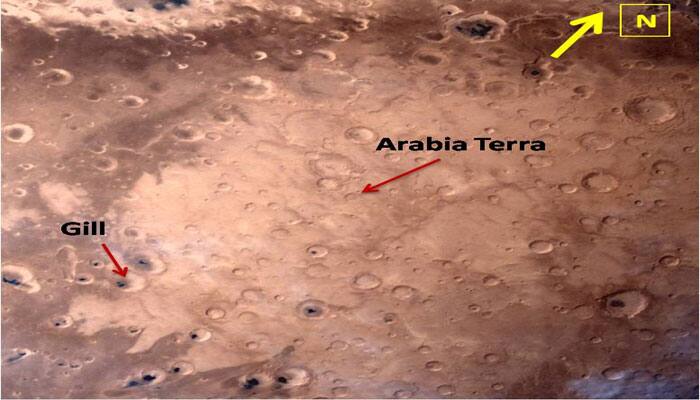 ISRO releases image of Mars&#039; Arabia Terra