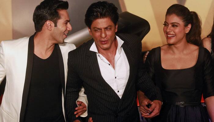 When Kajol, Varun kept media queries on &quot;intolerance&quot; away from Shah Rukh Khan