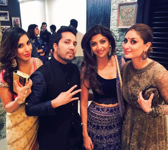 Tku @TheRajKundra & @TheShilpaShetty for such a fun and fab night..big love #AboutLastNight #diwali #Friends. Twitter@Sophie_Choudry