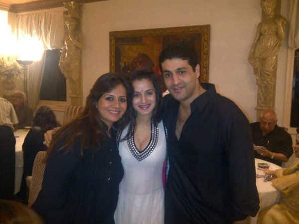 2 of my friends Kiran n Kuunal .. Bday in just #1day - Twitter@ameesha_patel