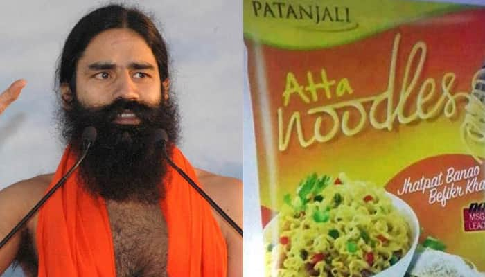 Ramdev launches Patanjali Atta noodles, to take on Maggi