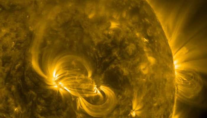 Watch: NASA&#039;s SDO captures swirling magnetic loops on the sun!