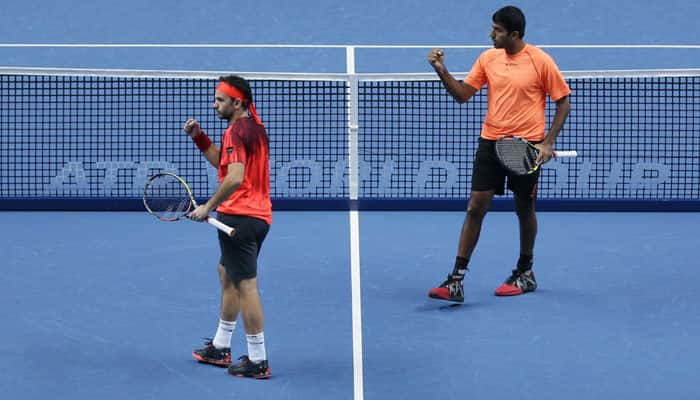 Rohan Bopanna-Florin Mergea sail through to title match at ATP World Tour Finals 2015