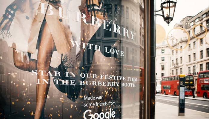 Burberry teams up with Google on personalized campaign videos