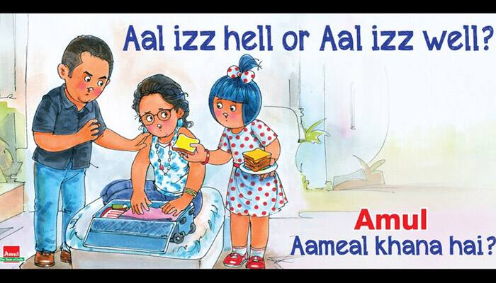 PK, aal izz well? Amul releases ad on Aamir Khan&#039;s intolerance remark