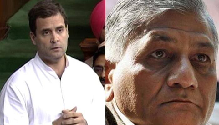 VK Singh challeged Constitution by likening Dalit children to dogs, PM remained silent: Rahul Gandhi