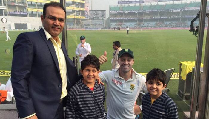 Break my 319-run record, get a Ferrari as gift: Virender Sehwag&#039;s promise to sons