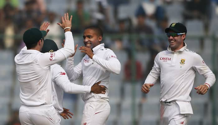 Dane Piedt excels as South African spinners keep their dominance on Indian batsmen