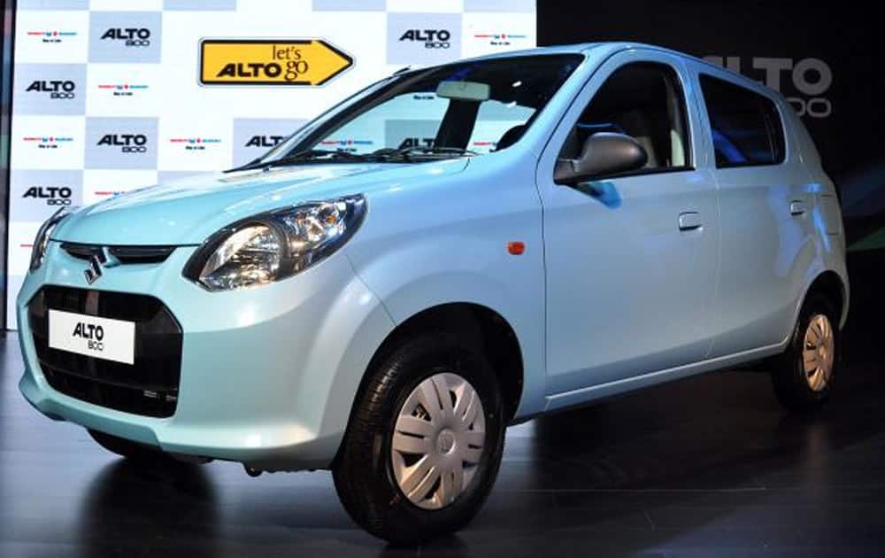 Maruti Alto hatchback notched the first slot with 21,995 units.