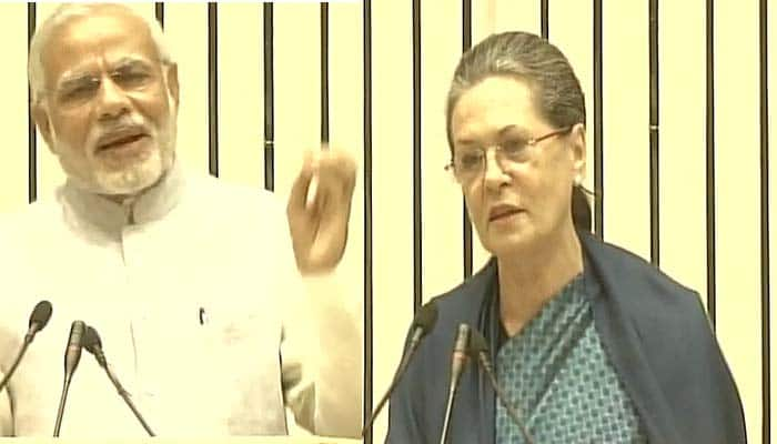 Amid Parliament logjam, Narendra Modi, Sonia Gandhi share dais to praise Sharad Pawar