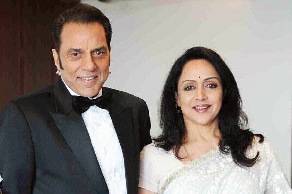 Dharamji's birthday! Pray God bless him with all good health & happiness always! (Taken during 'Tell me oh Khuda') Twitter‏@dreamgirlhema