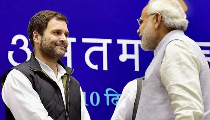 First Namaste, then a handshake: Know more about PM Narendra Modi-Rahul Gandhi encounter at Sharad Pawar&#039;s birthday function