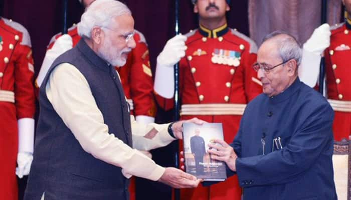 President Pranab Mukherjee is an ocean of knowledge: PM Narendra Modi