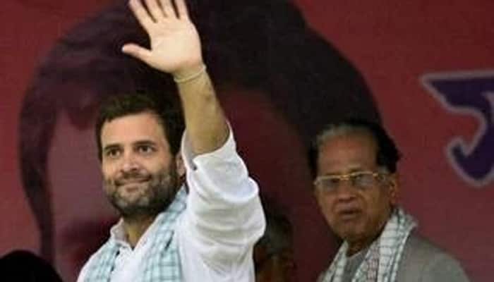 Rahul Gandhi kicks off Congress&#039; Assam poll campaign, names Tarun Gogoi CM candidate 