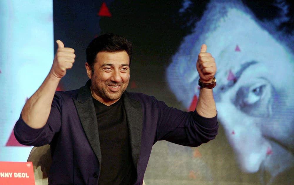 Bollywood actor Sunny Deol at Agenda Aaj Tak in New Delhi.