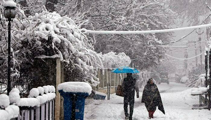 Omar Abdullah tweets &quot;it&#039;s snowing in Gulmarg&quot; as cold wave grips J&amp;K, Leh freezes at minus 12 degrees