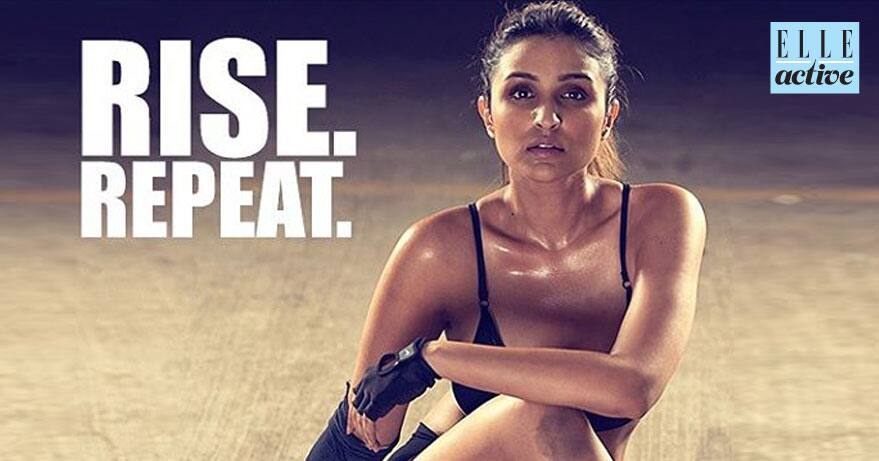 ELLE India ‏:- #ELLEActive #ParineetiChopra releases inspiring pics to mark her weight-loss journey!  -twitter