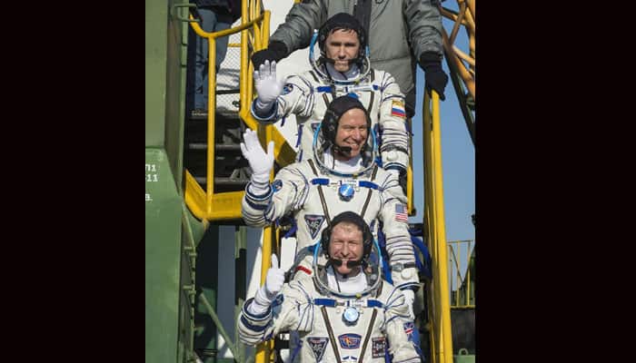Three Expedition-46 astronauts join key research on ISS