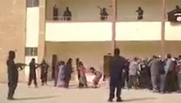 Watch – Islamic State militants drag girls, women by hair; separate them from their kin to pacify sexual urges