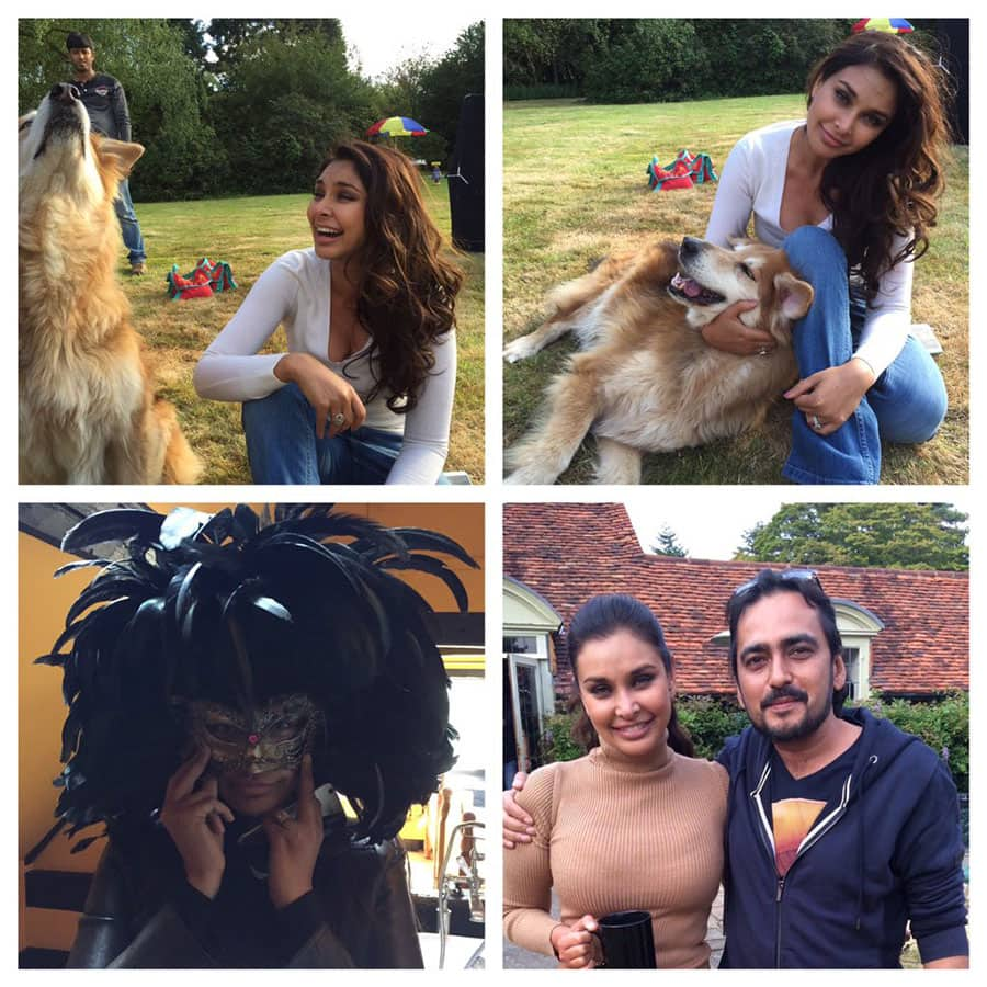 Lisa Ray :- End of the year roundup would be incomplete without remembering the #London shoot for 2016 film release #Zahhak  -twitter