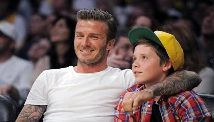 David Beckham&#039;s Instagram rivalry with son Brooklyn