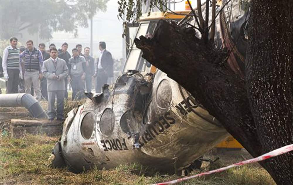 A Ranchi-bound BSF plane crashed on Tuesday morning close to the Indira Gandhi International Airport in Delhi, killing all-ten people, mostly technicians on board.