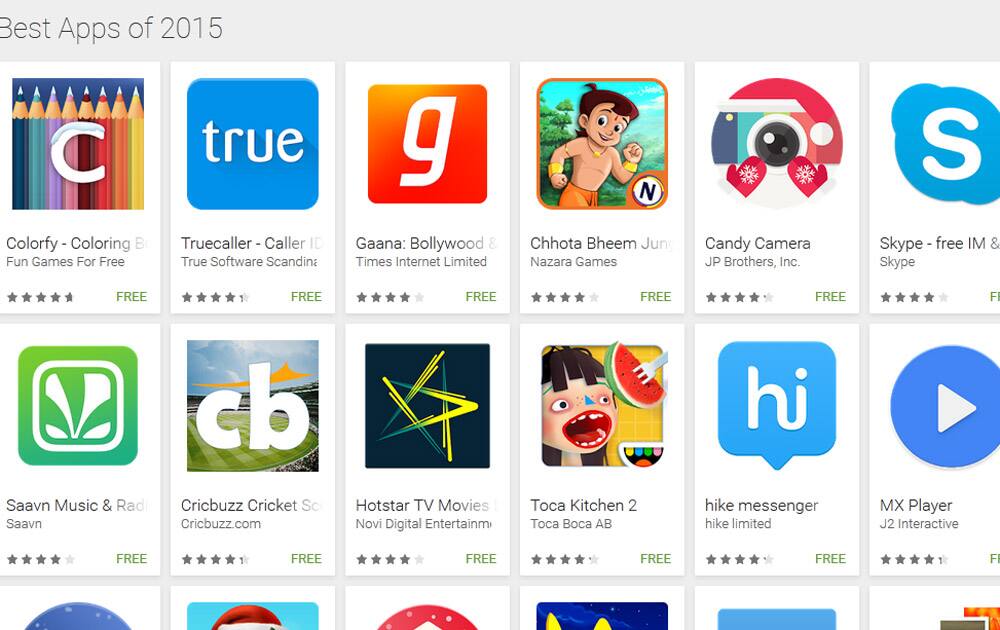 With 2015 coming to an end, internet search engine Google has released Best Apps of 2015. Here is the list of top 10 Android apps in 2015.