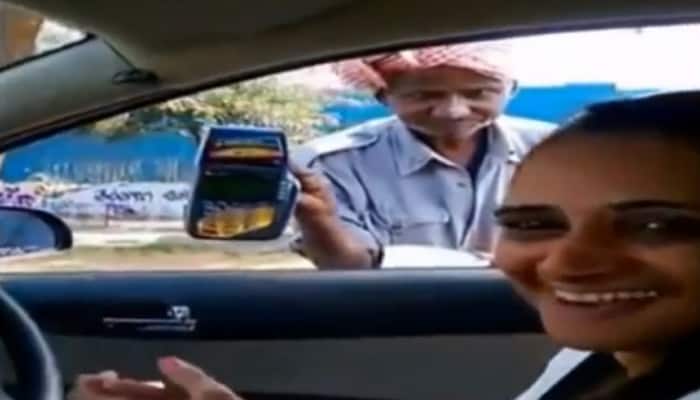Beggars are no-longer just beggars! One uses ATM card swipe machine in Hyderabad - Video
