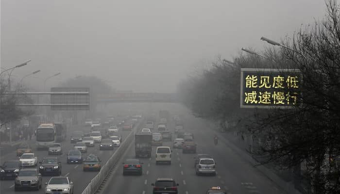 Year&#039;s worst pollution engulfs Beijing on Christmas Day