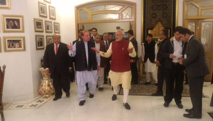 Pakistan visit: PM Modi expresses gratitude to Nawaz Sharif, tweets &#039;touched by the warmth&#039;
