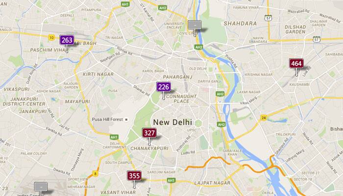 Rise in pollution: Saturday&#039;s Real-time Air Quality Index Visual Map in Delhi