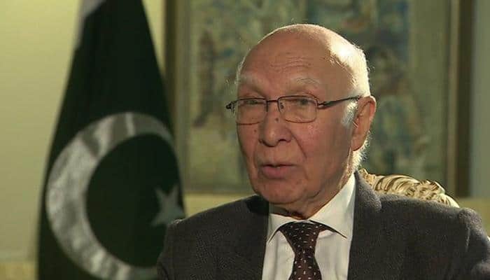 Not fair to expect much from Indo-Pak talks next month: Sartaj Aziz