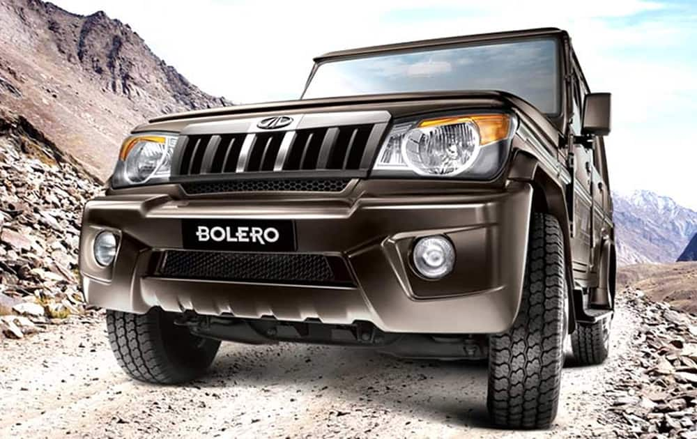 Mahindra & Mahindra's Bolero at No. 10 with 6,875 units.