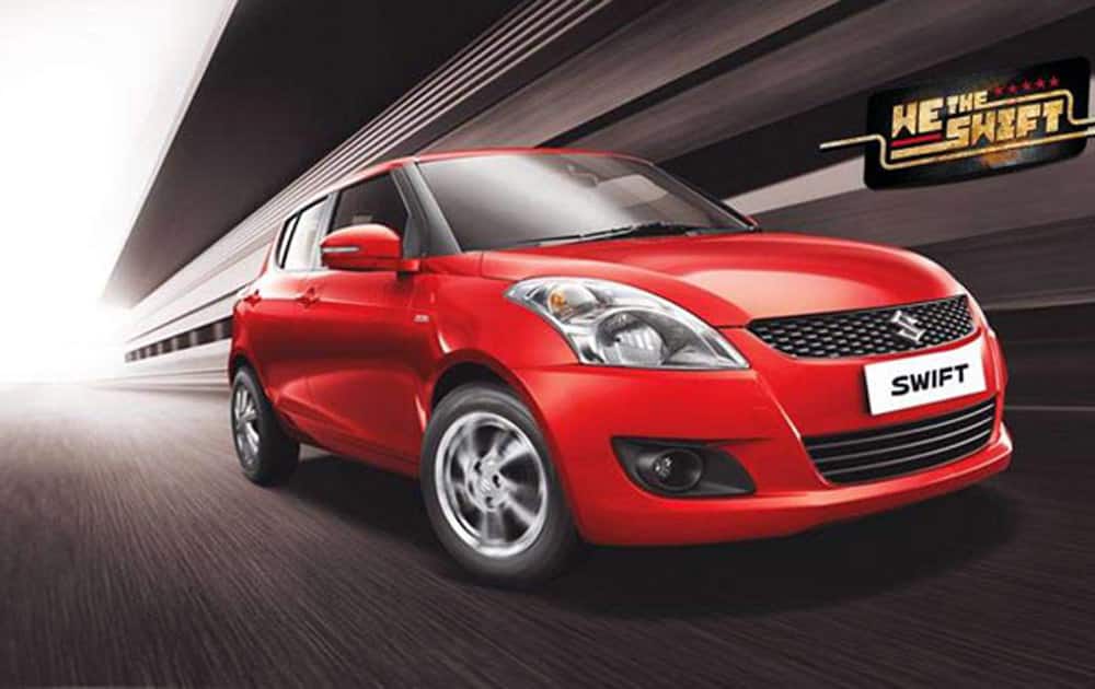 Maruti's premium hatchback Swift at No.5 with 11,859 units,