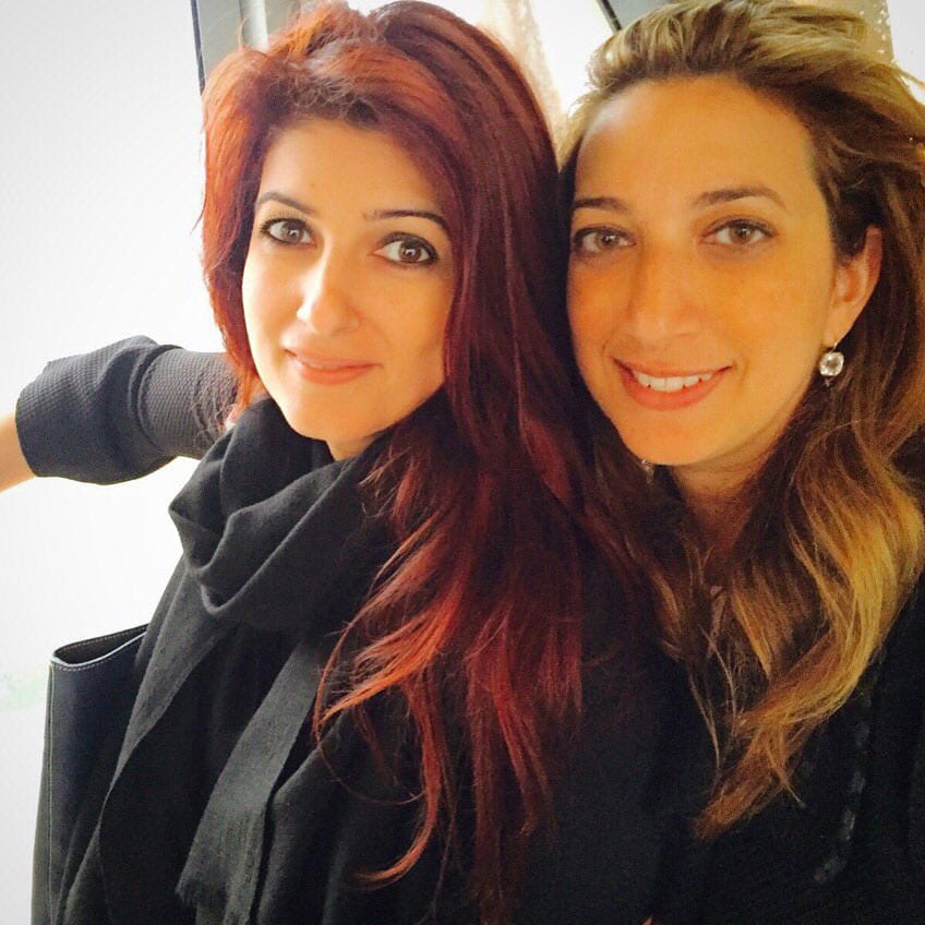 Twinkle Khanna ‏:- With my bestie-close to sprouting 50 shades of grey, we decided to do 50 shades of l'oreal instead:)  -twitter