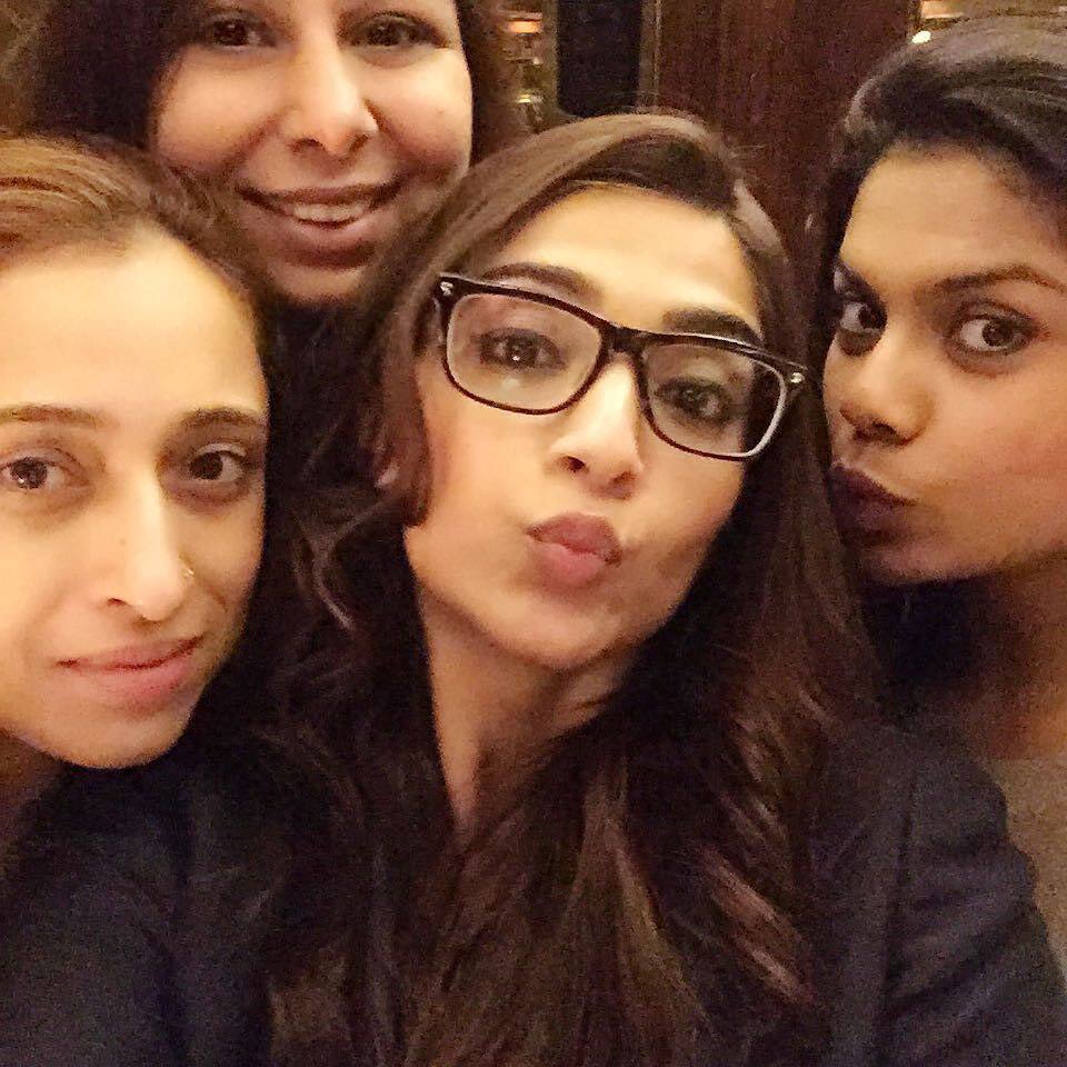 Sonam Kapoor :- In transit!!! #mygirls ❤❤❤  -twitter