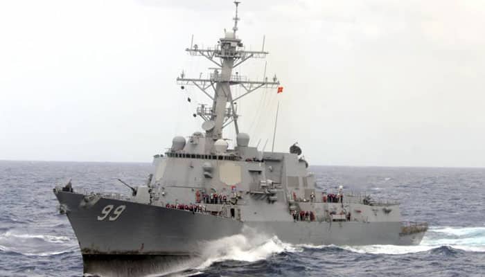 US accuses Iran of conducting missile test near warships
