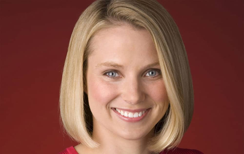 Marissa Mayer. President and CEO of Yahoo.