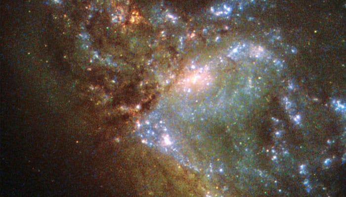 See pic: Hubble views two galaxies merging