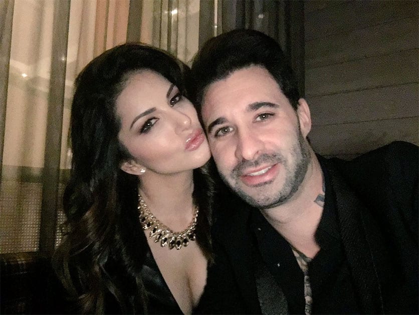 Oh the night has begun!! @DanielWeber99 Twitter@SunnyLeone