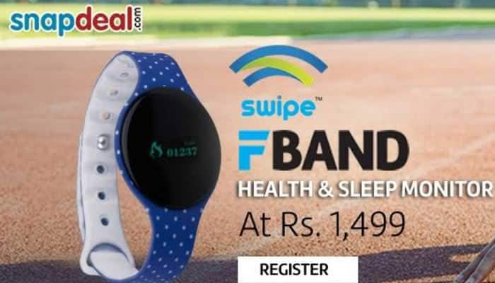 Check your health through Swipe&#039;s wearable F-Band for just Rs 1,499