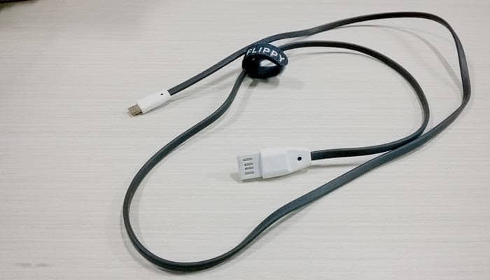 Flippy: World&#039;s first reversible micro-USB cable to make your life easy 