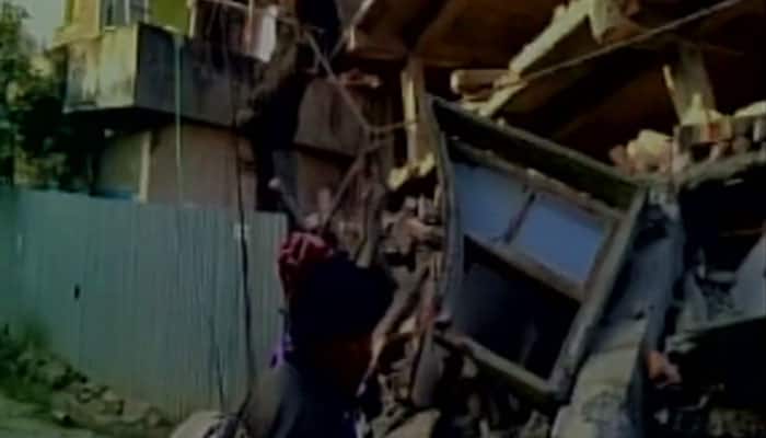 VIDEO: This Imphal building collapsed like a pack of cards as massive earthquake jolted Northeast India
