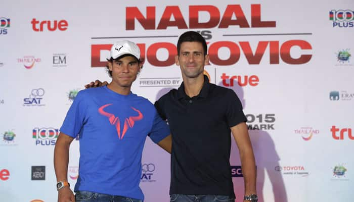 VIDEO: Novak Djokovic, Rafael Nadal take rivalry to a &#039;new&#039; surface