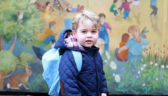 Britain&#039;s Prince George&#039;s first day at nursery - see pics