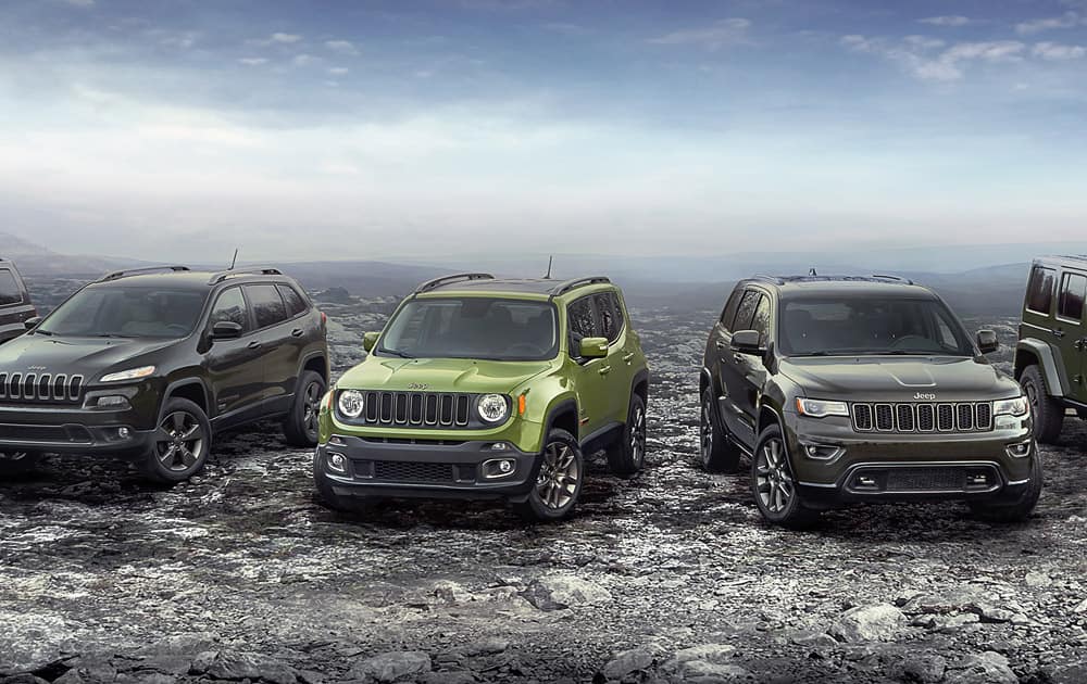 Jeep marks its 75th anniversary with seven special edition models