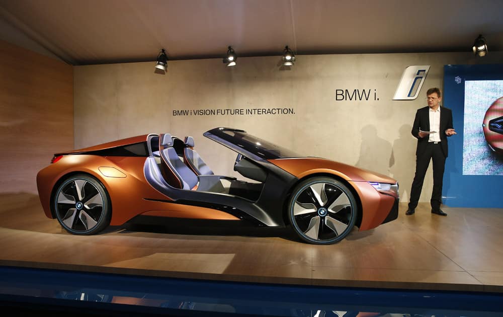 BMW iVision Future Interaction Concept Car.