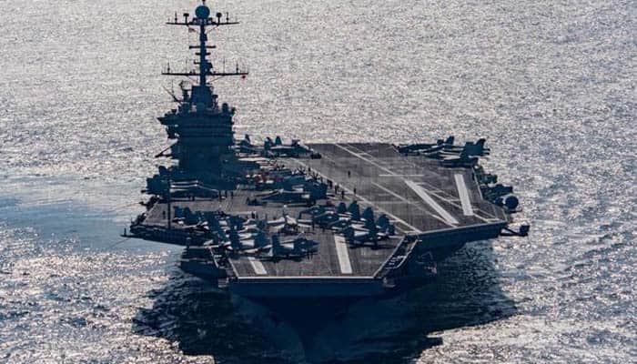 US releases video, shows Iranian rockets launched near American warships