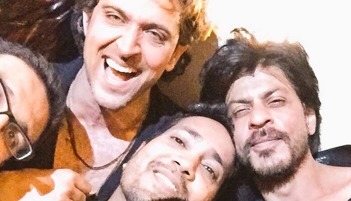 See in pics: Bollywood stars dazzling at Hrithik Roshan&#039;s 42nd birthday bash!